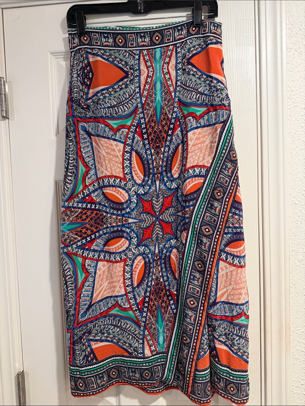Anthropologie Maeve Geoda Wrap Skirt